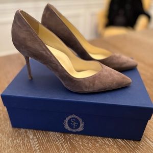 Sarah Flint Taupe Perfect Pump 85 Heels